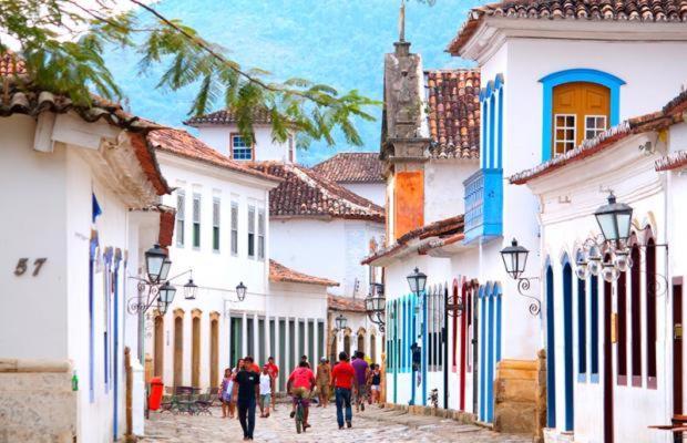 Casa Com Vista Para O Mar Em Paraty Villa Exterior foto